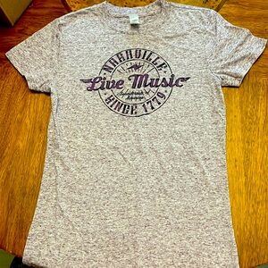 Size S purple Nashville shirt